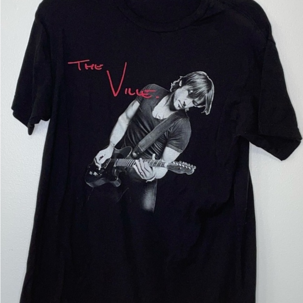Keith Urban fan club tee  Black graphic large